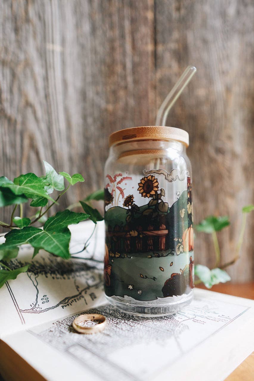 Glass Tumbler: Halfling Home