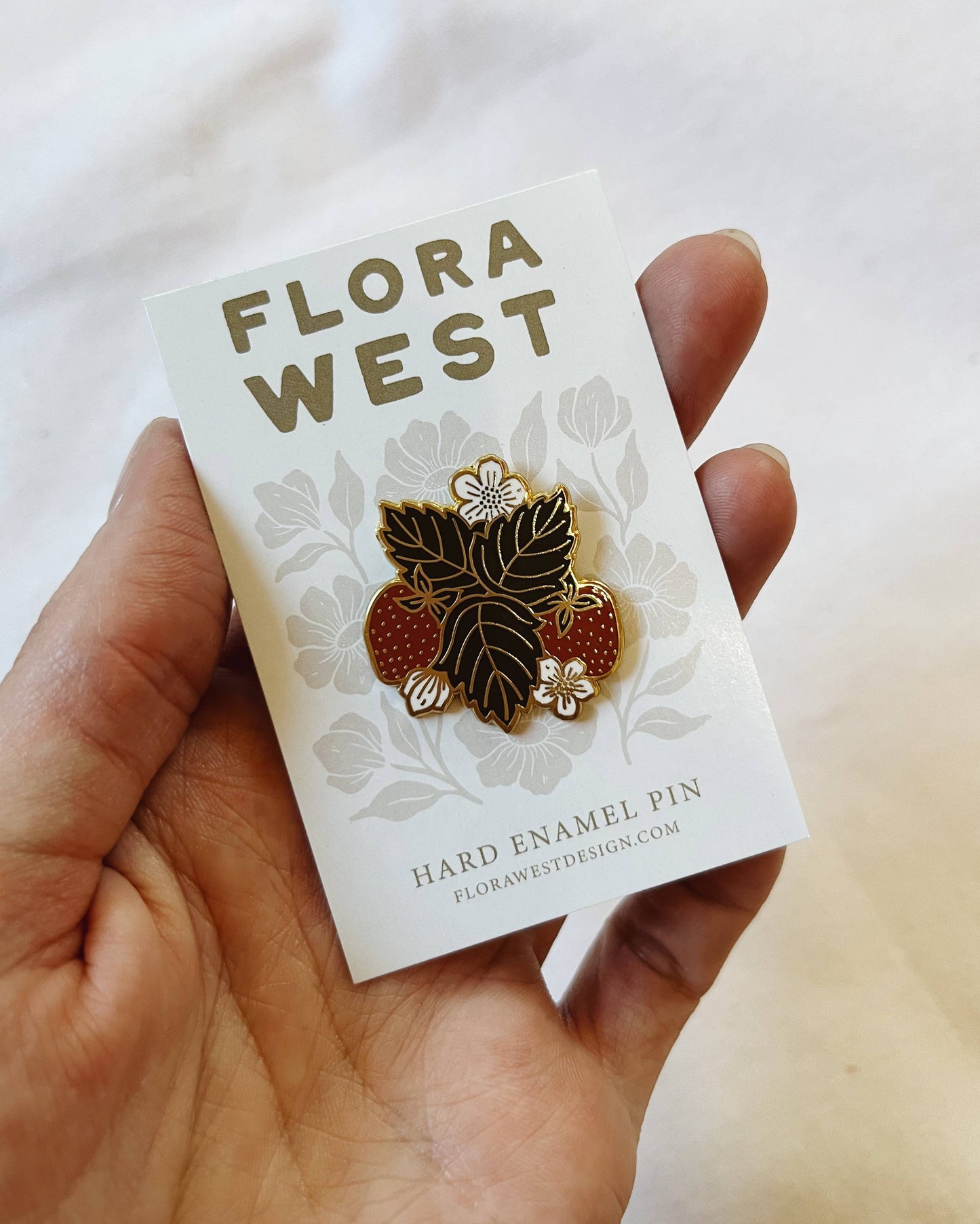 Strawberry Enamel Pin