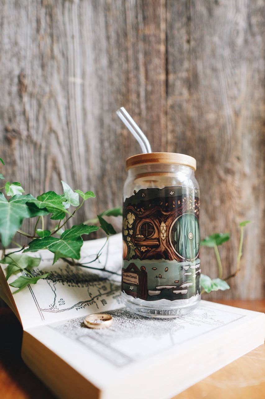 Glass Tumbler: Halfling Home