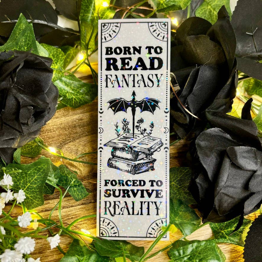Born to Read Fantasy Holographic Bookmark