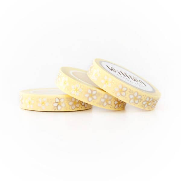 Plumeria Flowers Washi Tape
