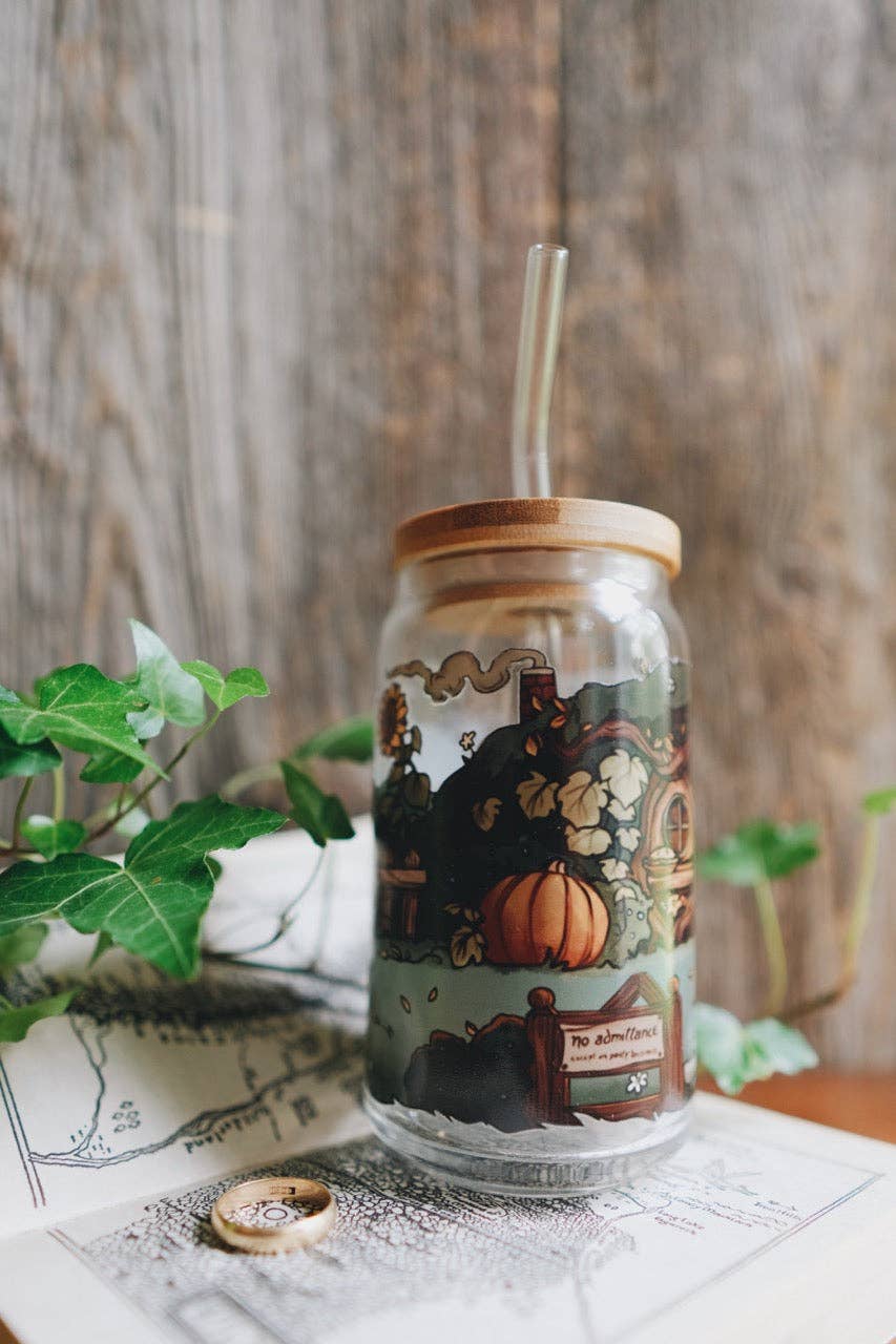 Glass Tumbler: Halfling Home