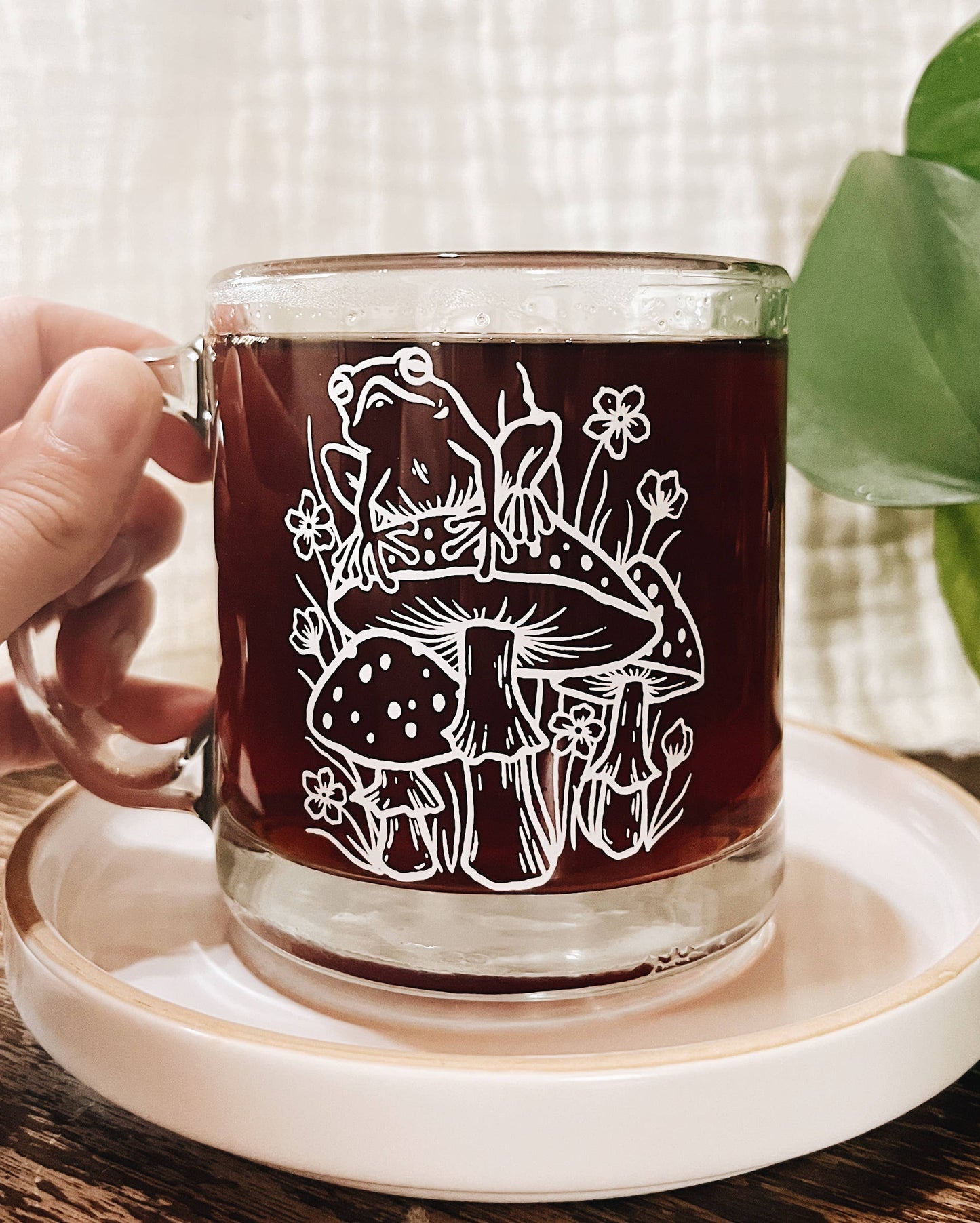 Frog on Mushroom Krus