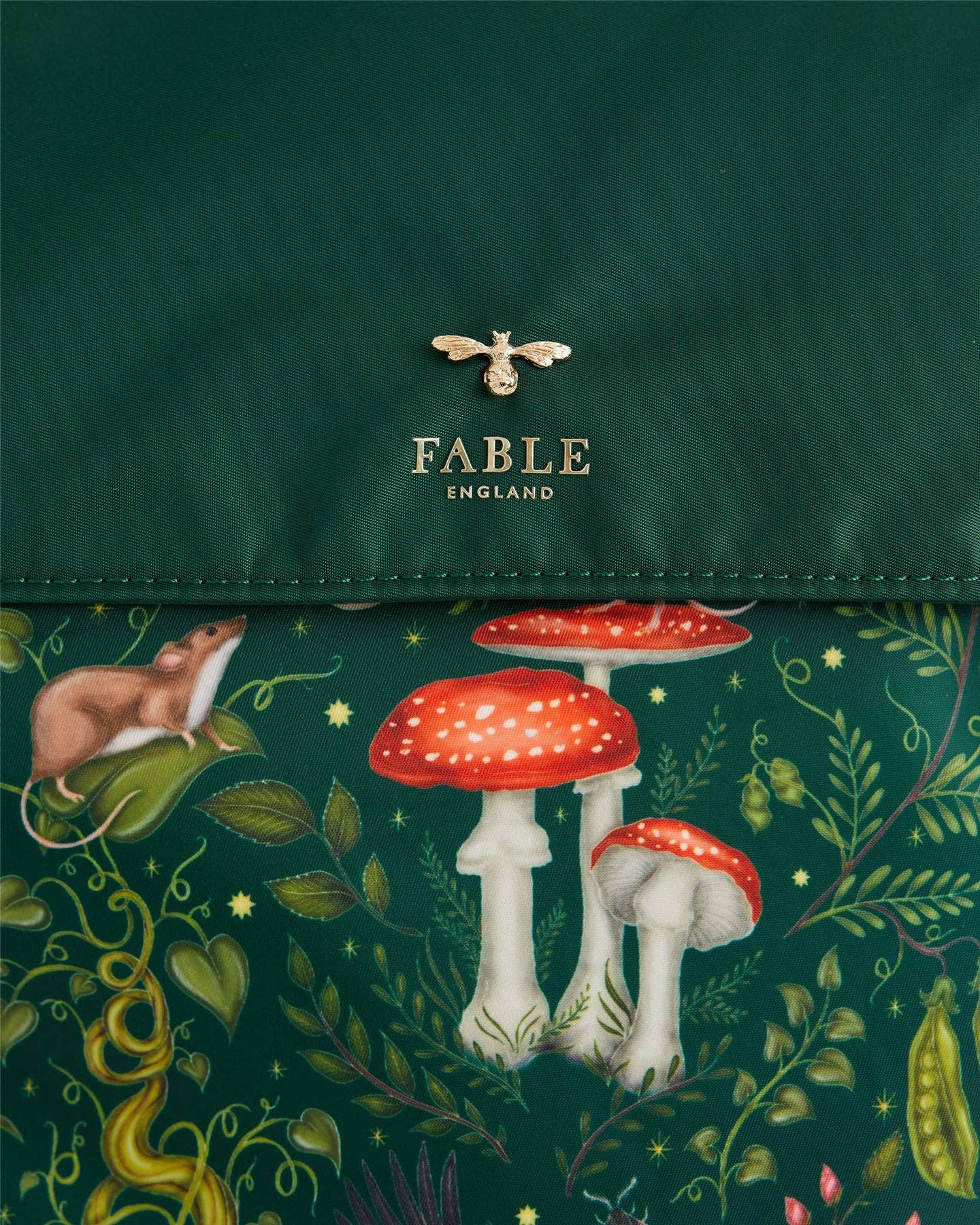 FABLE x Catherine Rowe's Into the Woods Green Backpack
