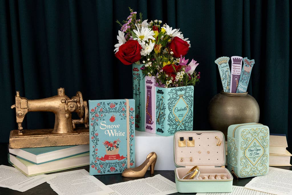 Triple Book Vase, Grimm's Fairy Tales