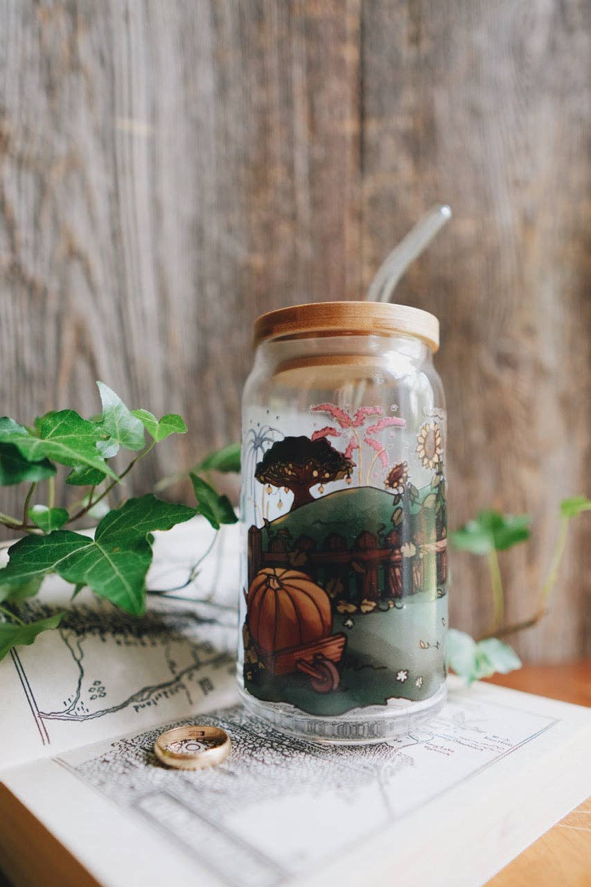 Glass Tumbler: Halfling Home