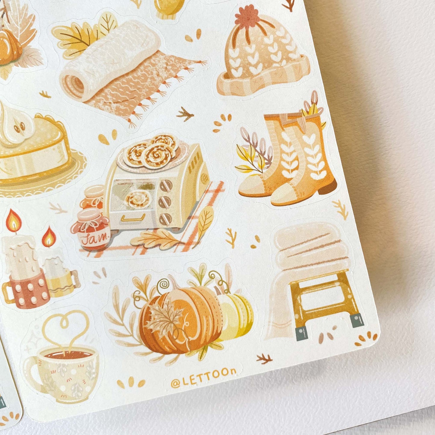 Sticker Sheet - Autumn in my Heart: Both Themes