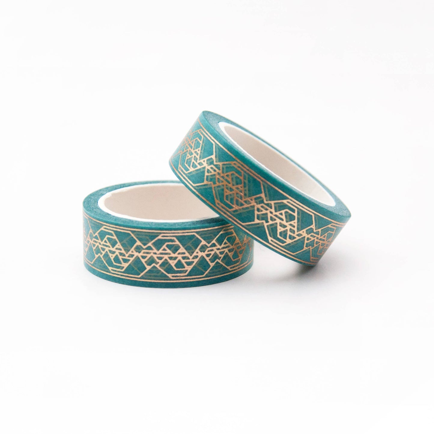 Golden Reflection Green Washi Tape