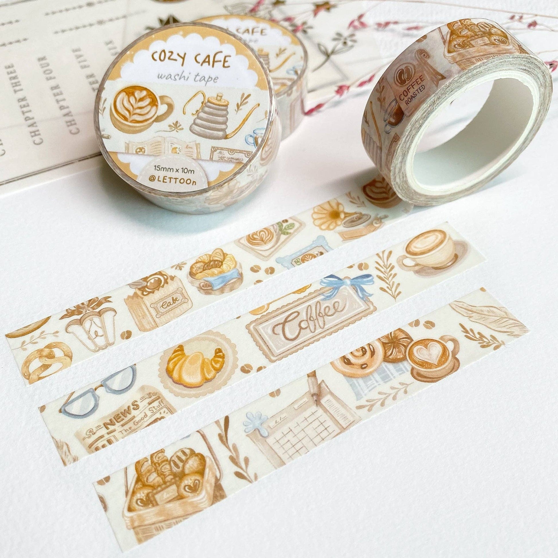 Washi Tape - Cozy Cafe - Tea & Fables