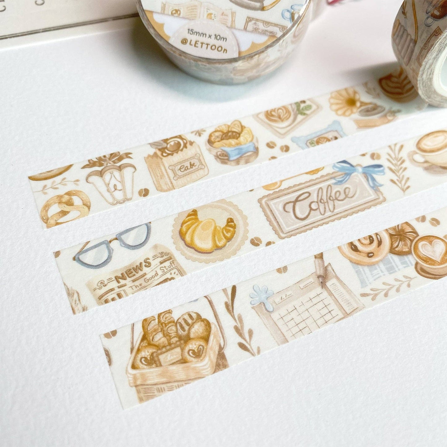 Washi Tape - Cozy Cafe - Tea & Fables