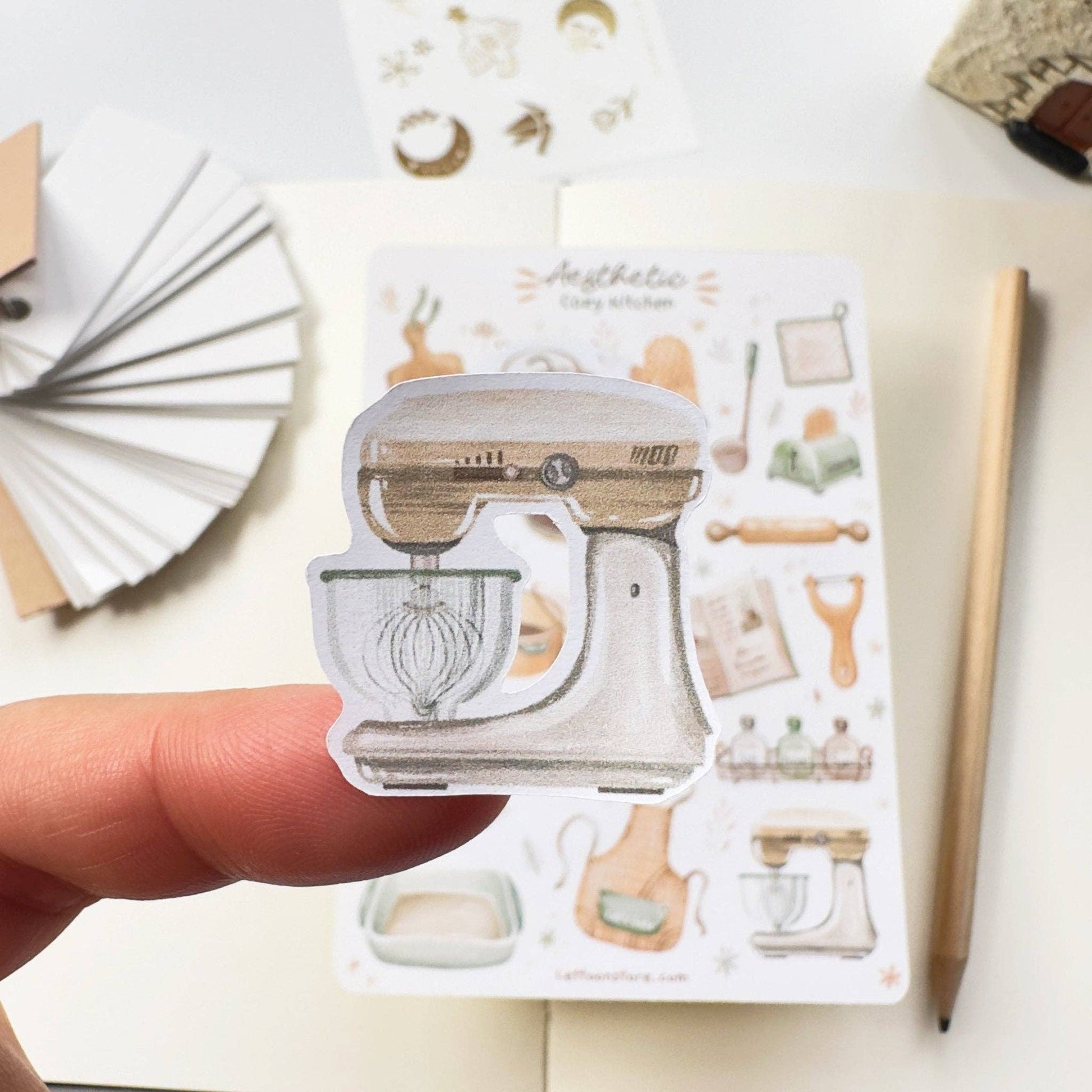 Sticker Sheet - Aesthetic Cozy Kitchen - Tea & Fables