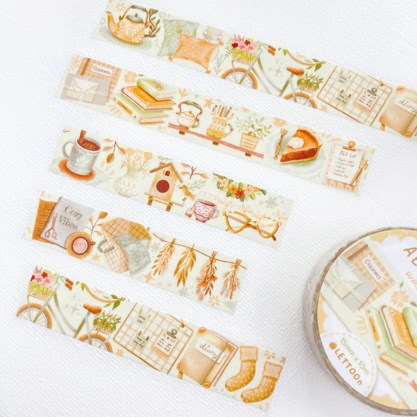 Washi Tape - Cozy Aesthetic - Tea & Fables