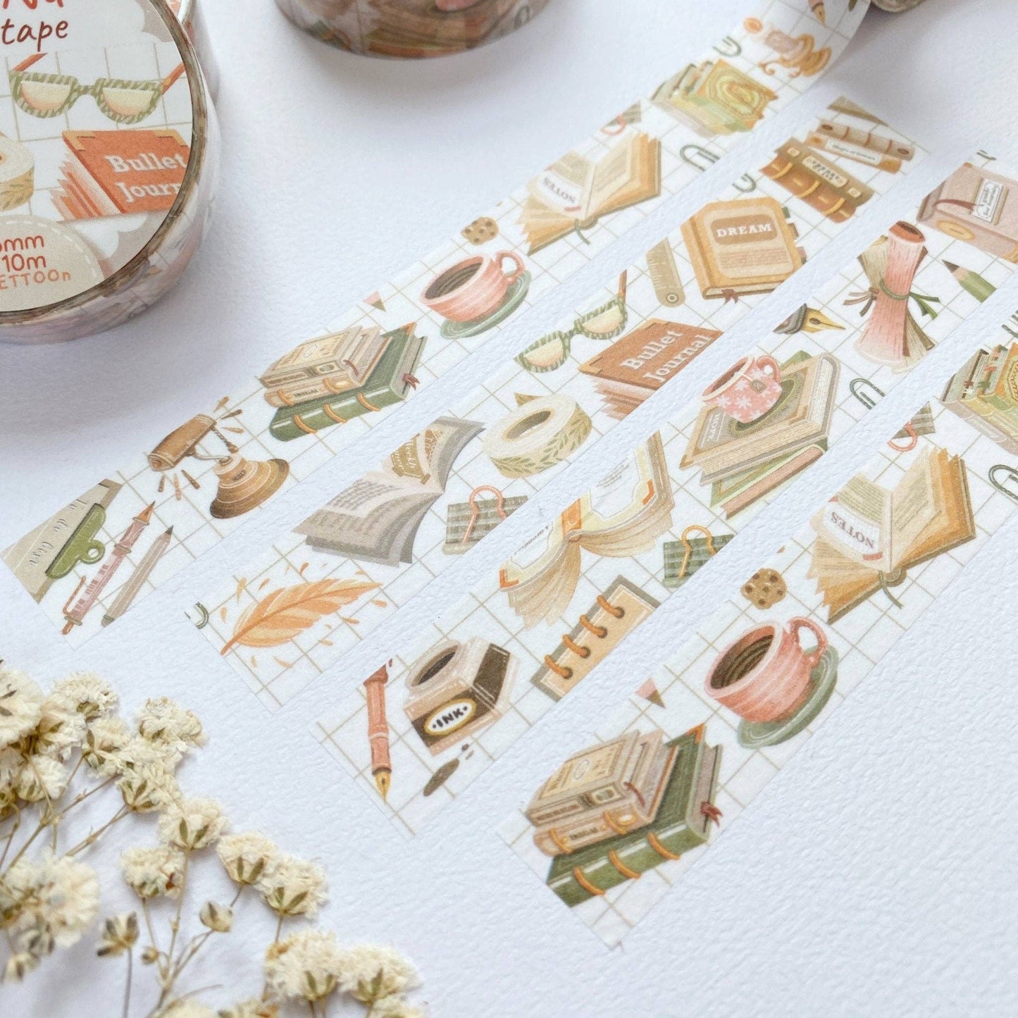 Washi Tape Set - Day & Night Reading - Tea & Fables