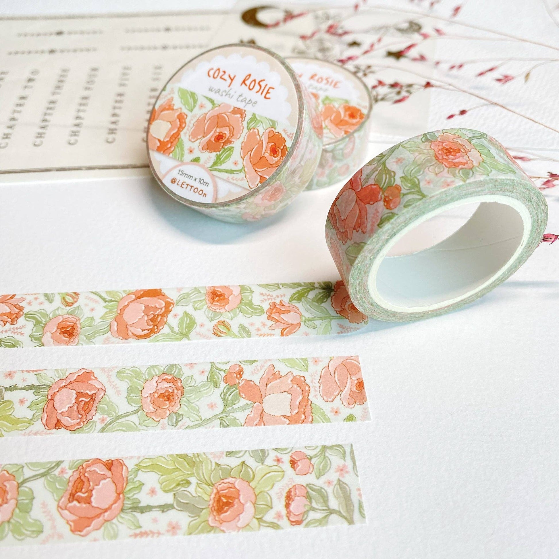 Washi Tape - Cozy Rosie - Tea & Fables