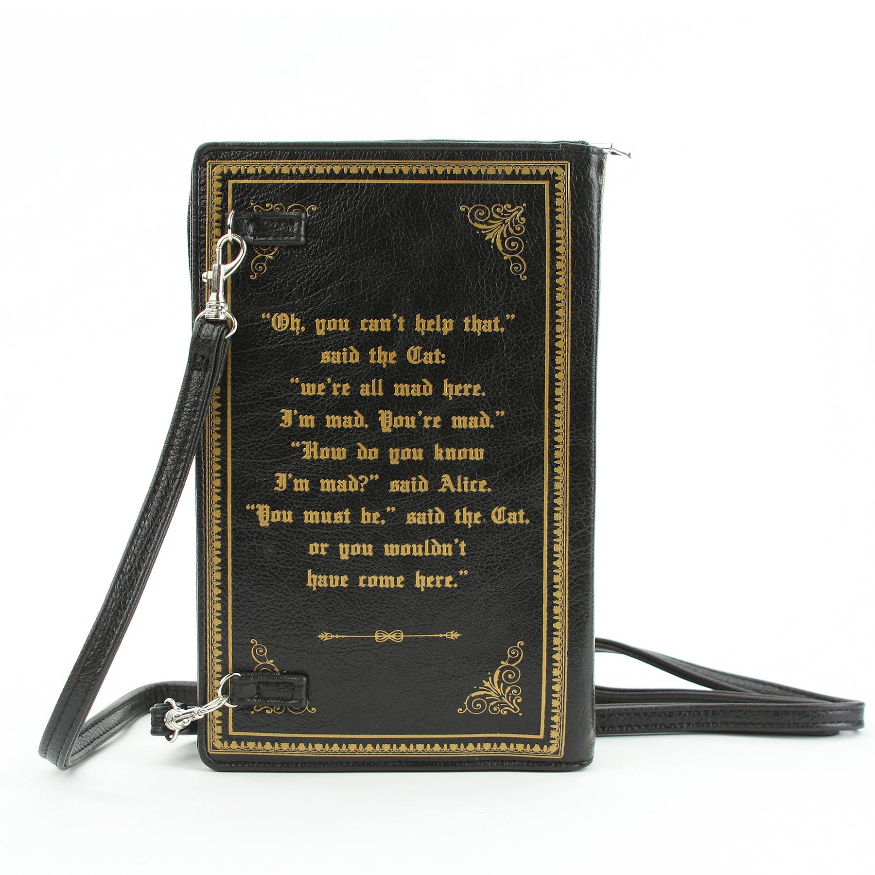 Alice in Wonderland Book Clutch Bag - Tea & Fables