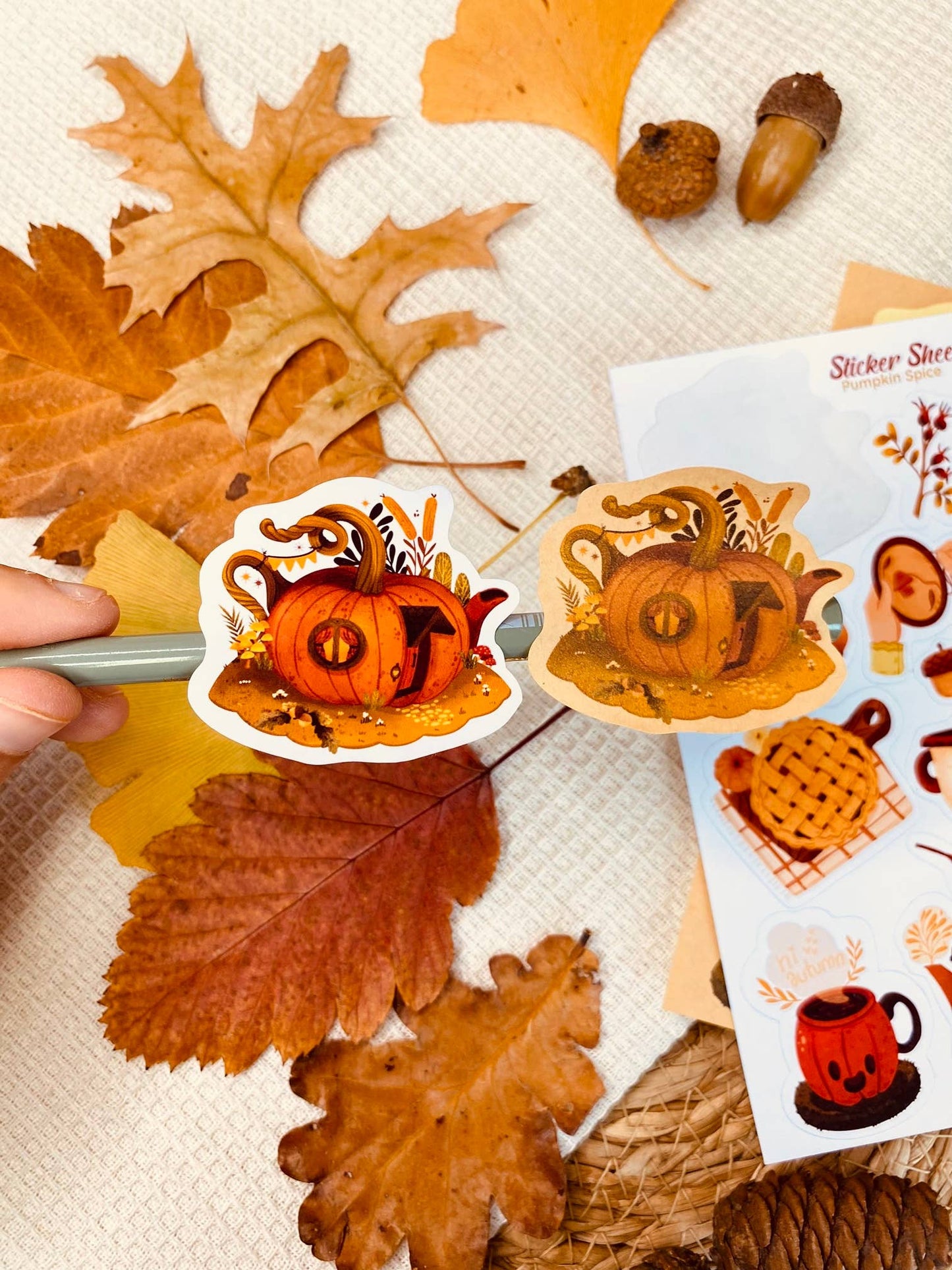 Sticker Sheet: Pumpkin Spice