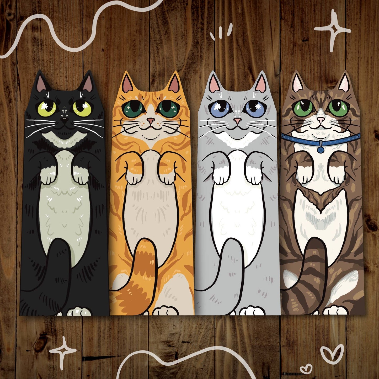 Cat Bookmark - Tea & Fables