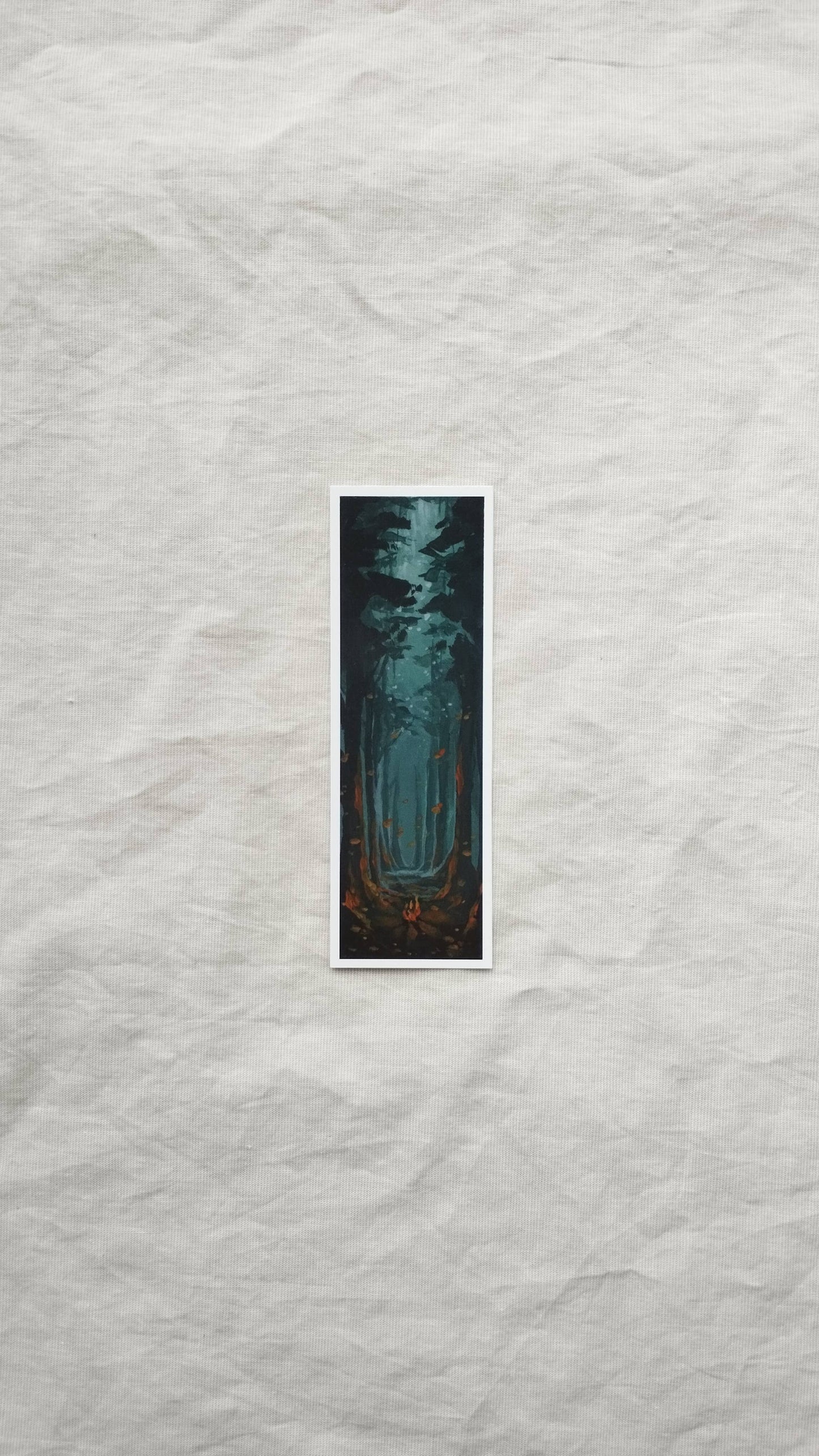 Forest Fire Glow Bookmark