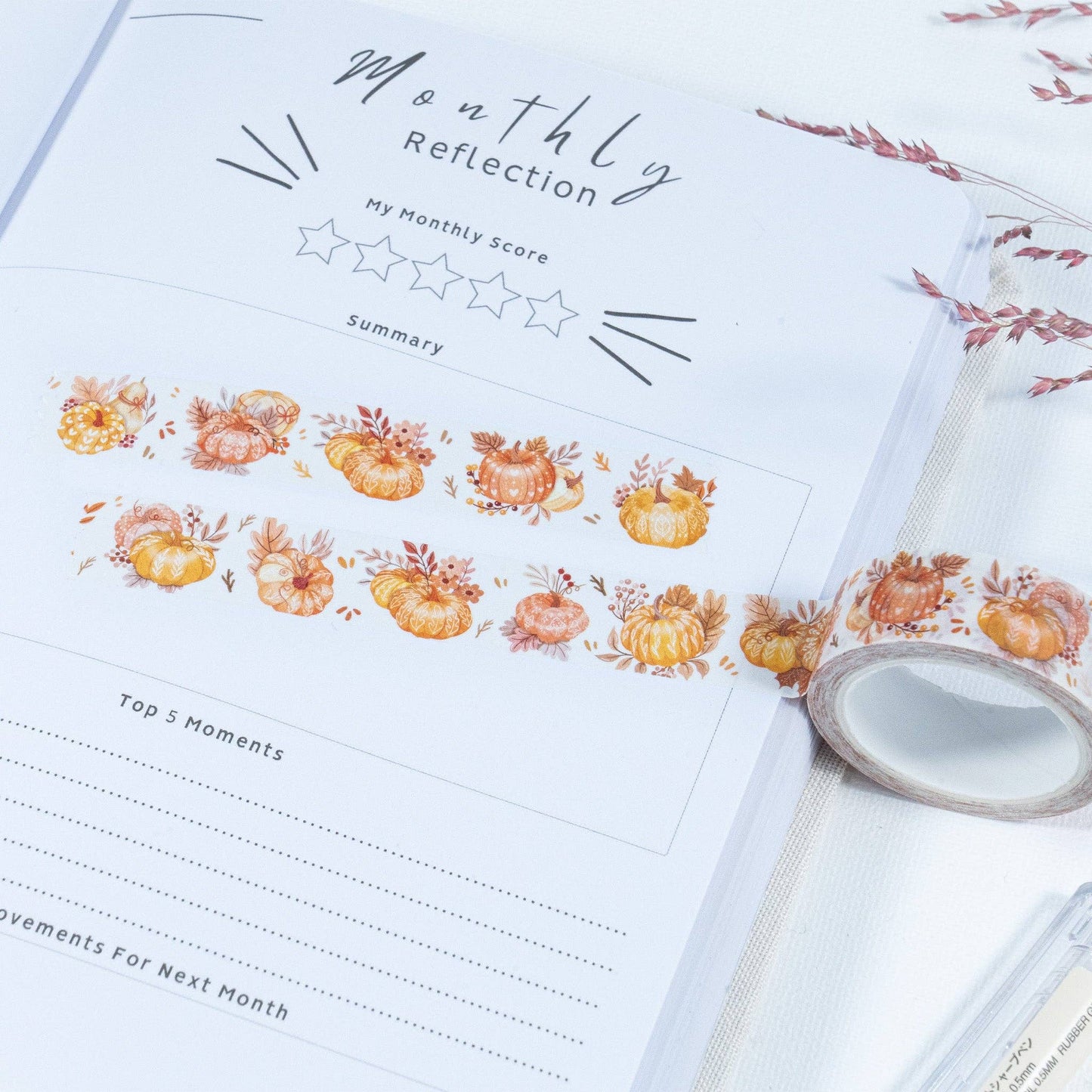 Washi Tape - Sweet Pumpkin