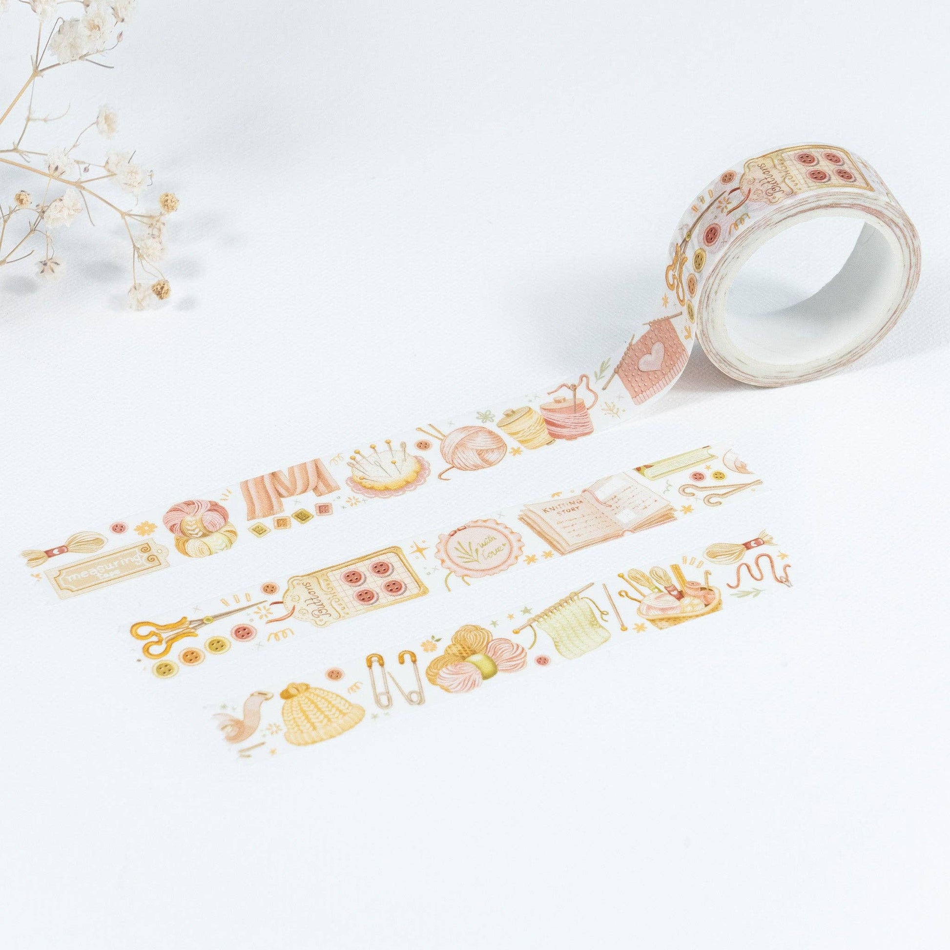 Washi Tape - Lovely Knitting & Crochet - Tea & Fables