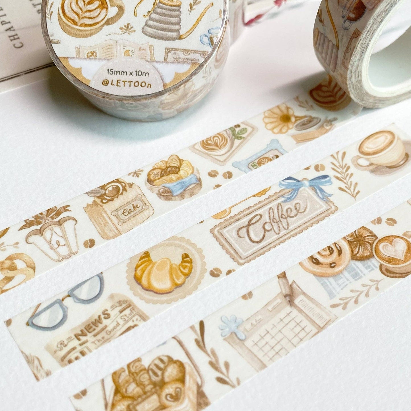 Washi Tape - Cozy Cafe - Tea & Fables