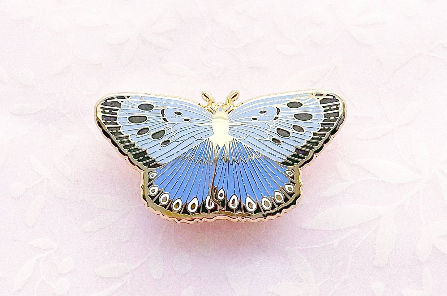 Emalje Pin | Large Blue Butterfly - Tea & Fables