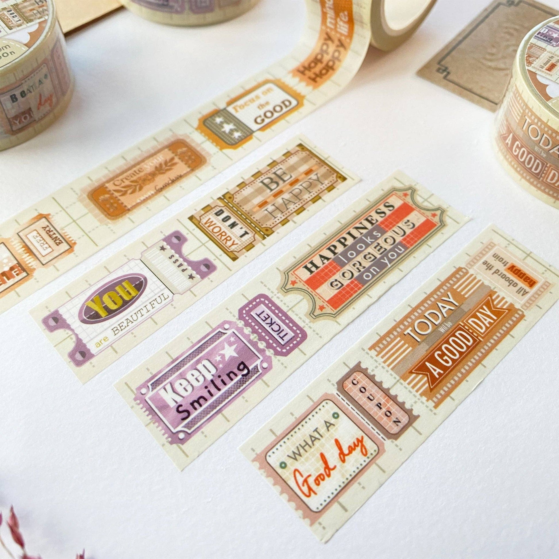 Washi Tape - Positive Vibes - Tea & Fables