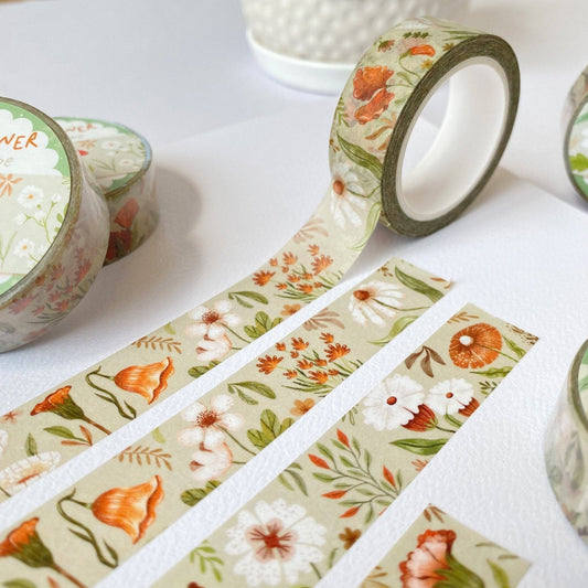 Washi Tape - Wild Flower - Tea & Fables