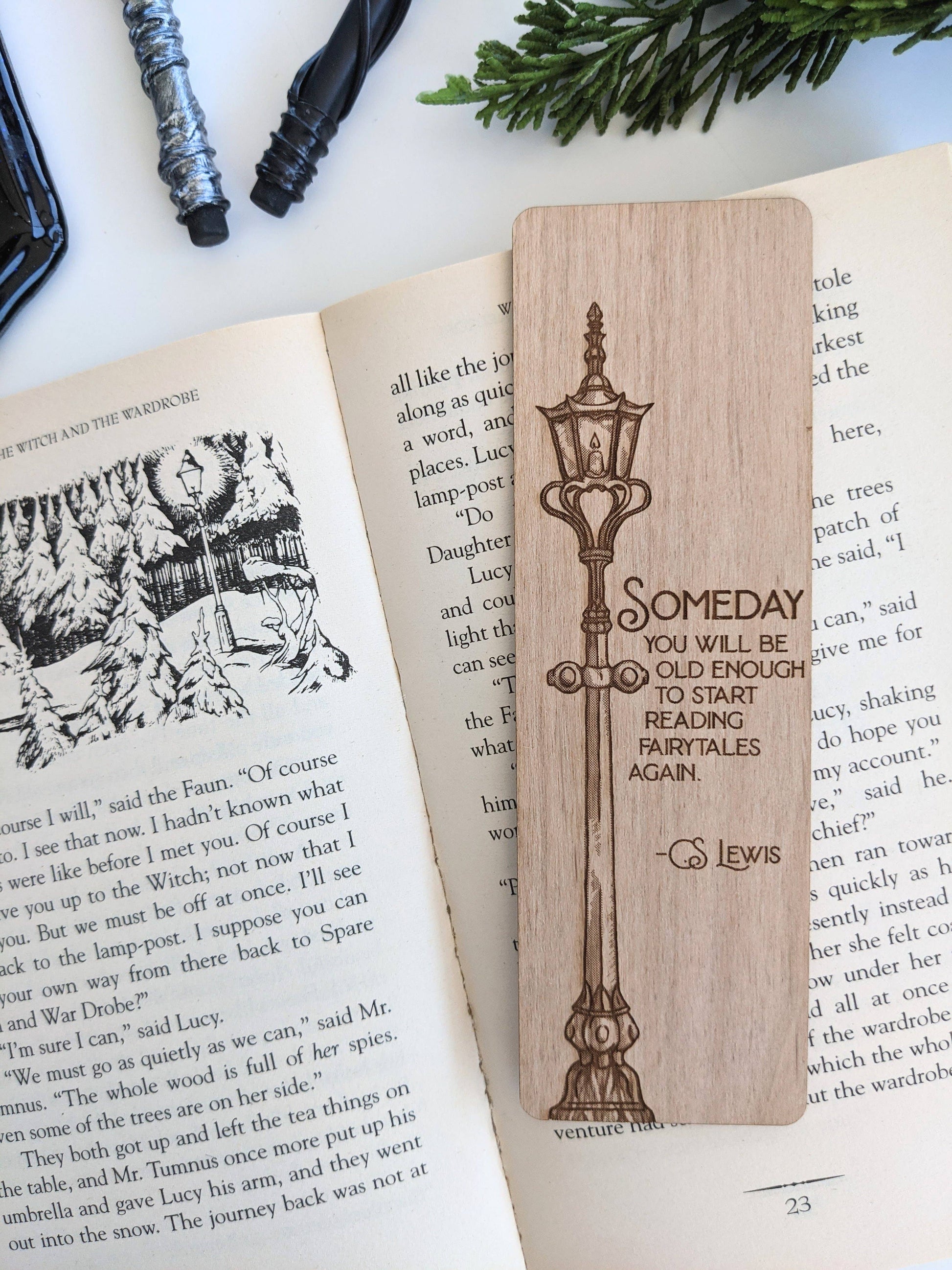 Old Enough To Read Fairytales Bookmark - Tea & Fables