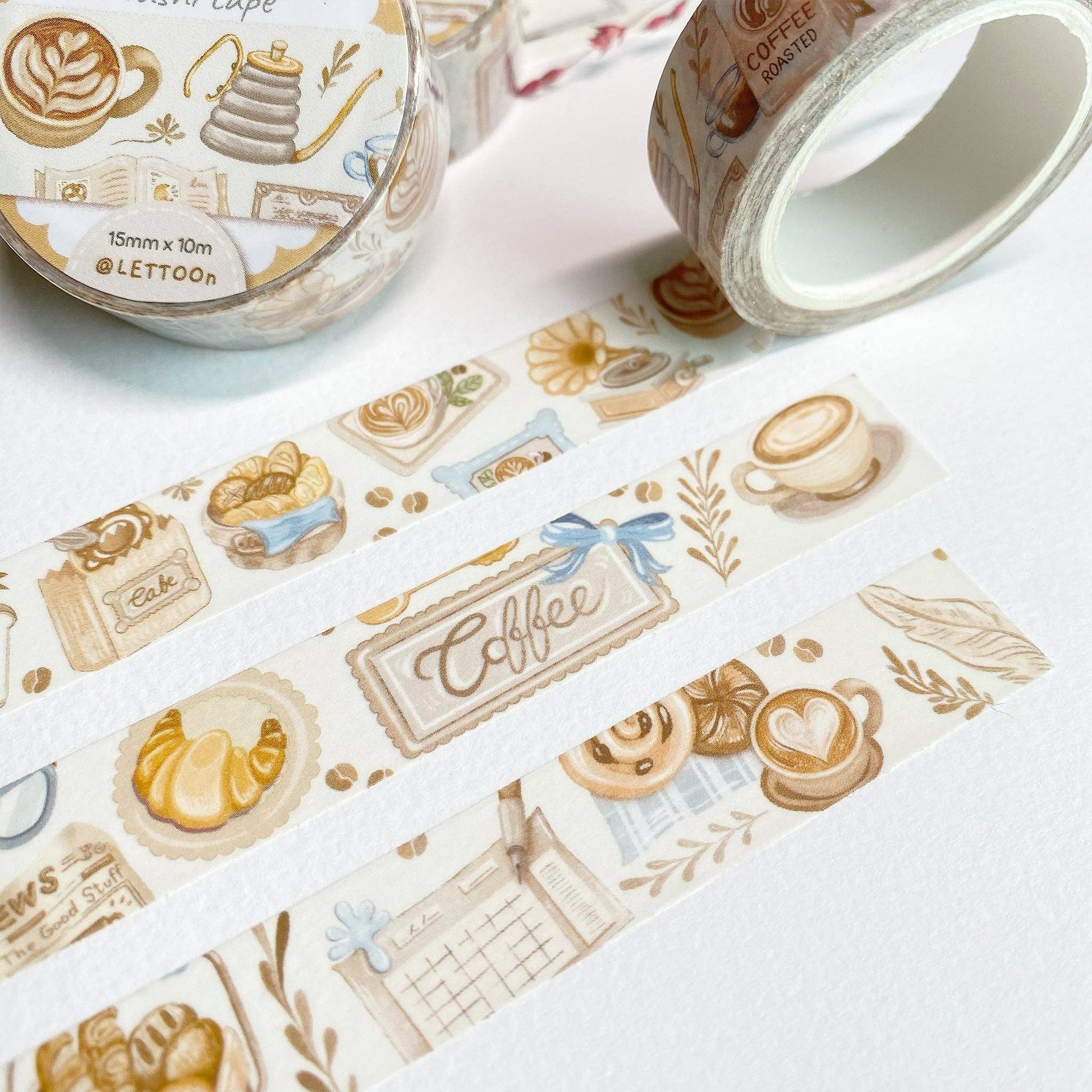 Washi Tape - Cozy Cafe - Tea & Fables