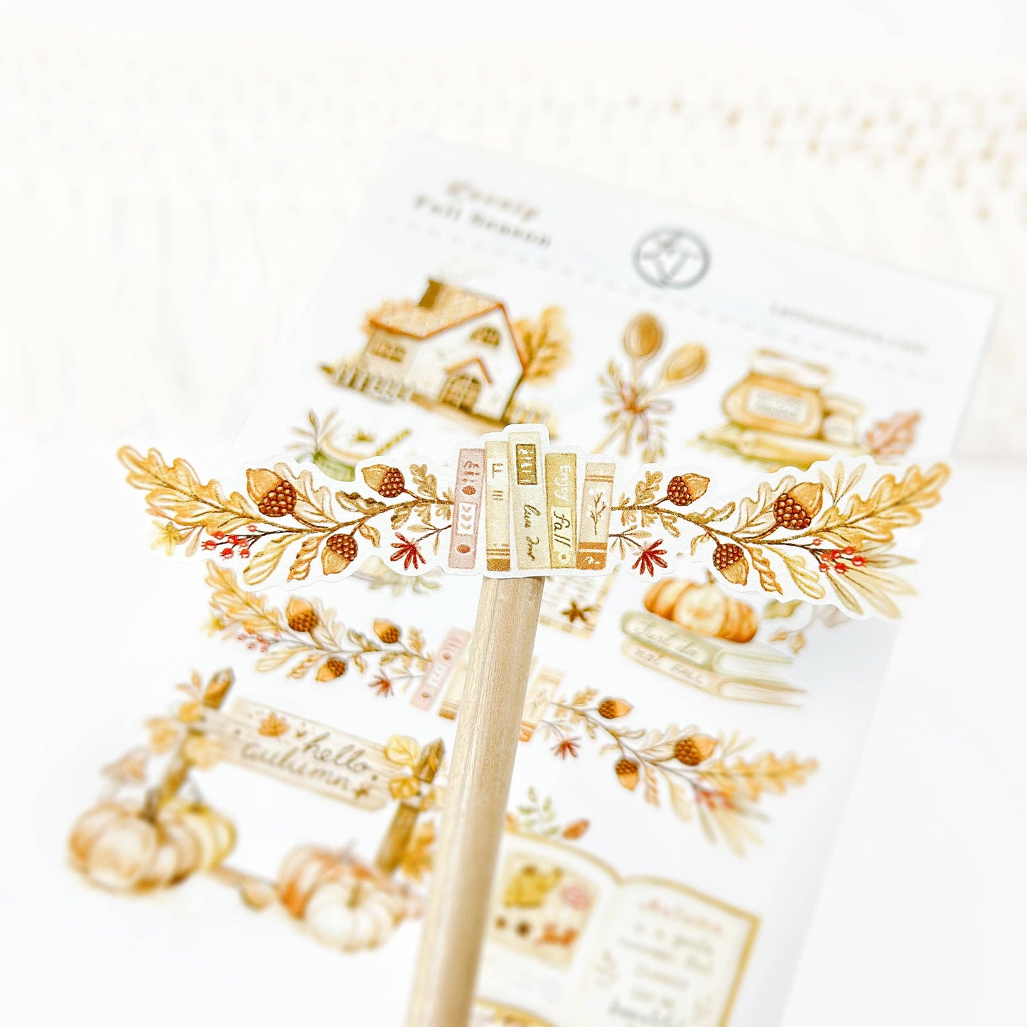 Sticker Sheet - Lovely Fall Season: Textured