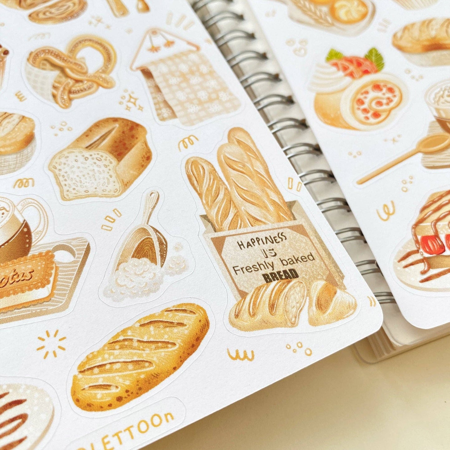 Sticker Sheet - Bakery: Bakery / Semi-Transparent - Tea & Fables