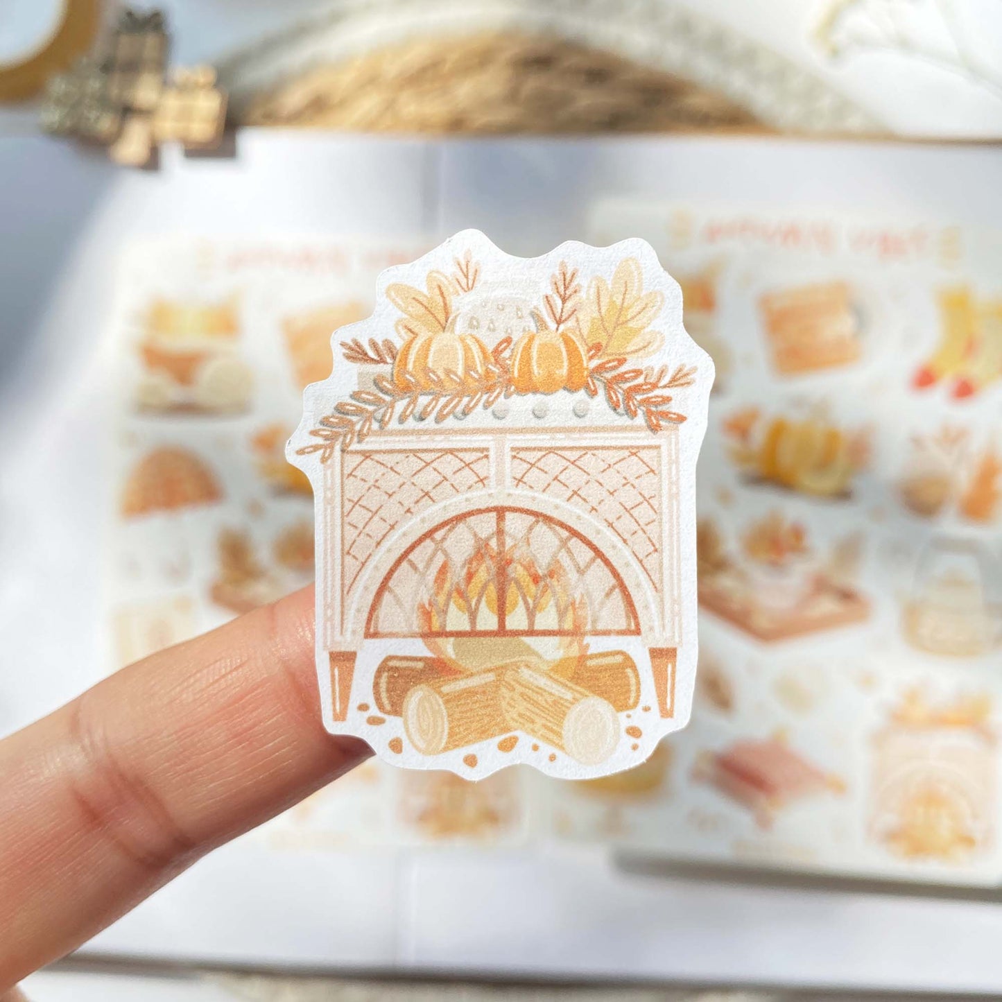 Sticker Sheet - Autumn in my Heart: Both Themes