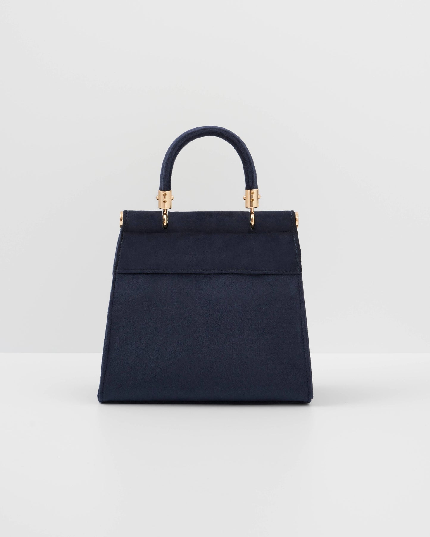 FABLE Blackbird Navy Mini Velvet Tote
