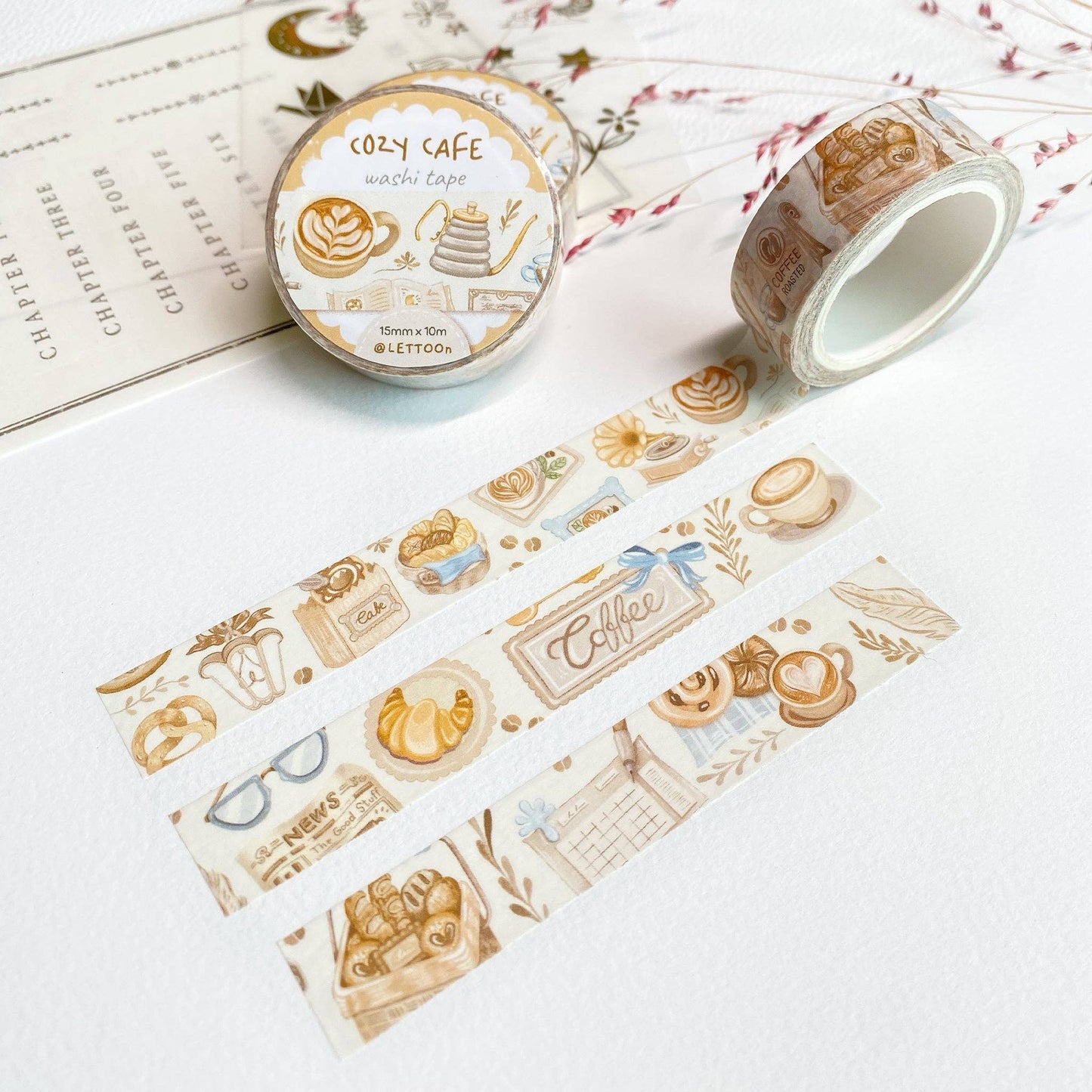 Washi Tape - Cozy Cafe - Tea & Fables