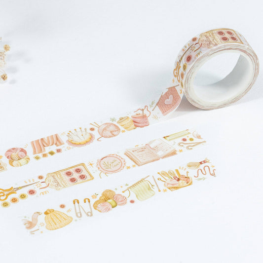 Washi Tape - Lovely Knitting & Crochet - Tea & Fables