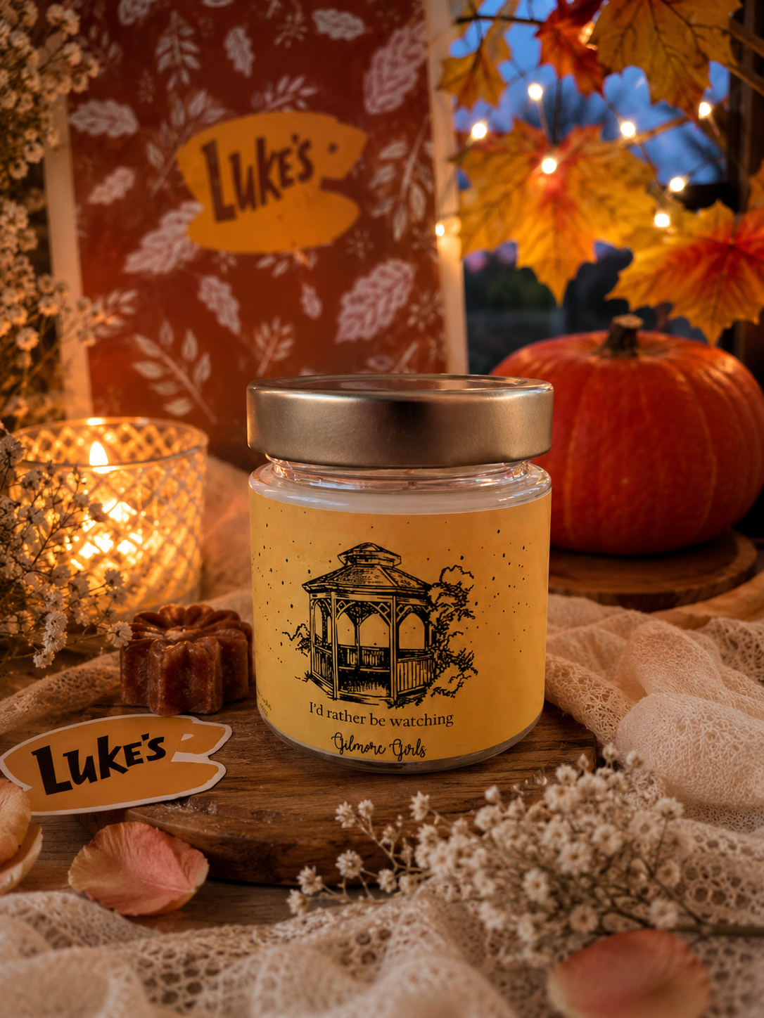 Autumn Soy Candle - I'd Rather Be Watching