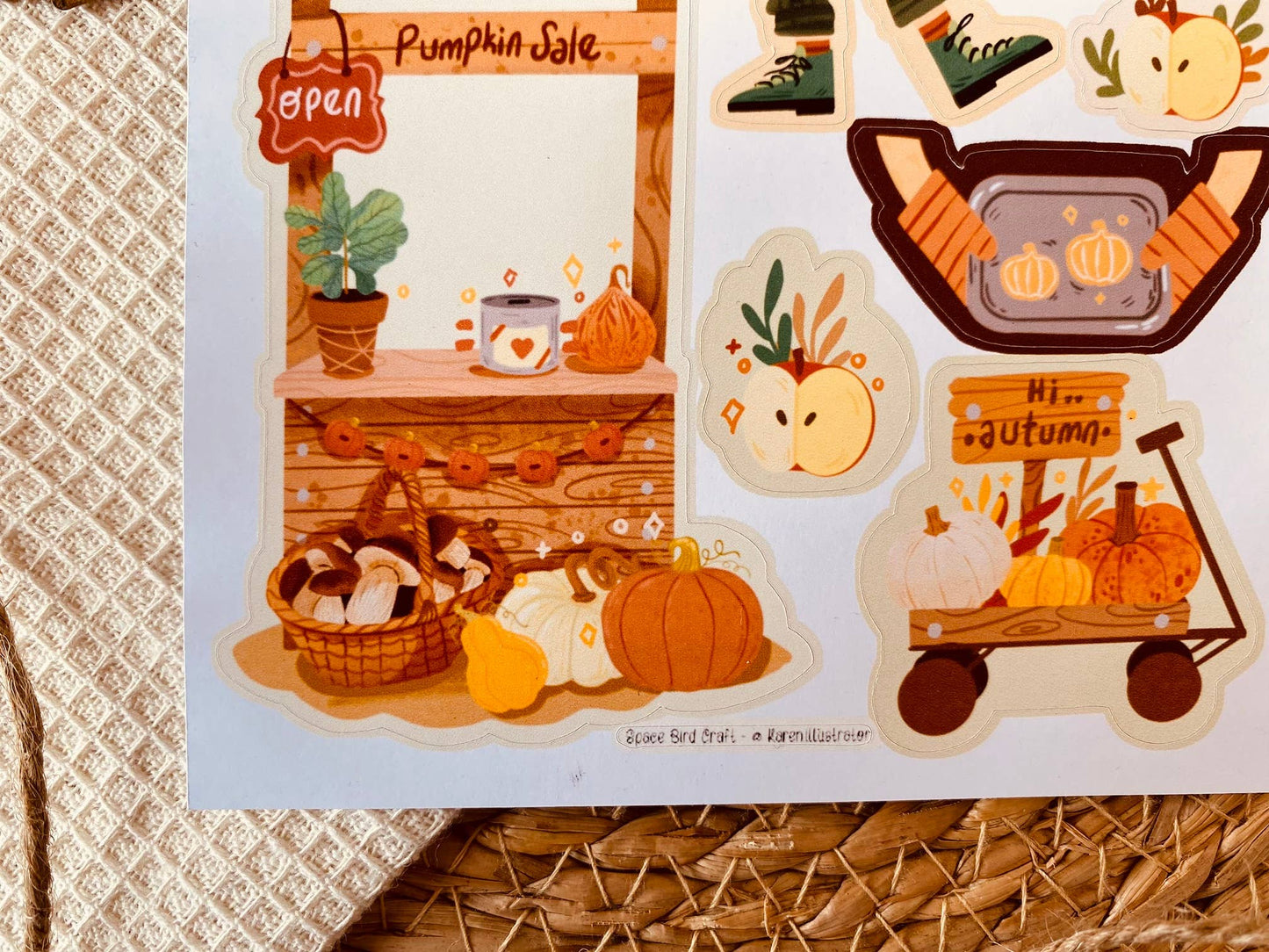 Sticker Sheet: Pumpkin