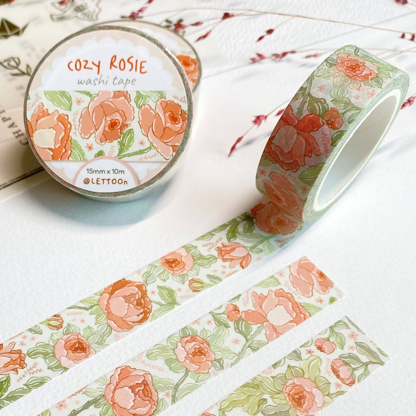 Washi Tape - Cozy Rosie - Tea & Fables