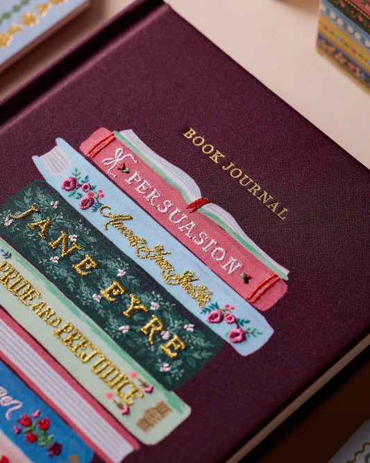 Ladies Night Book Club Embroidered Book Journal