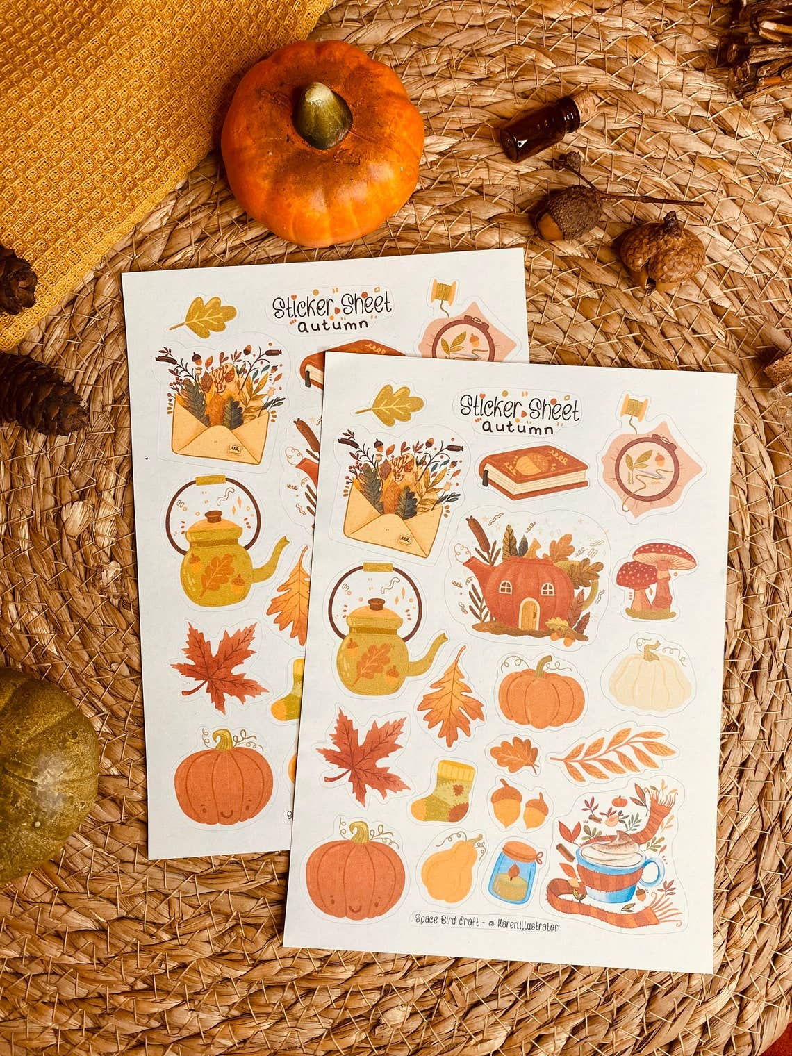 Sticker Sheet: Autumn
