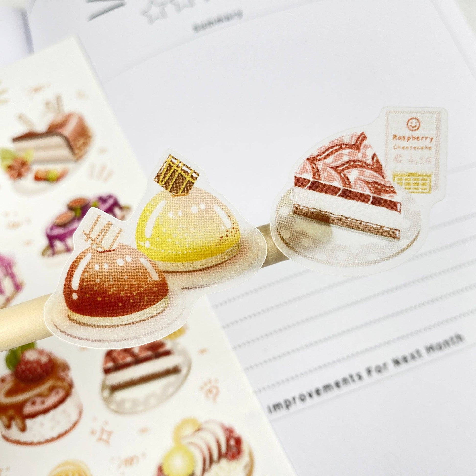 Sticker Sheet - Patisserie: Semi-Transparent - Tea & Fables