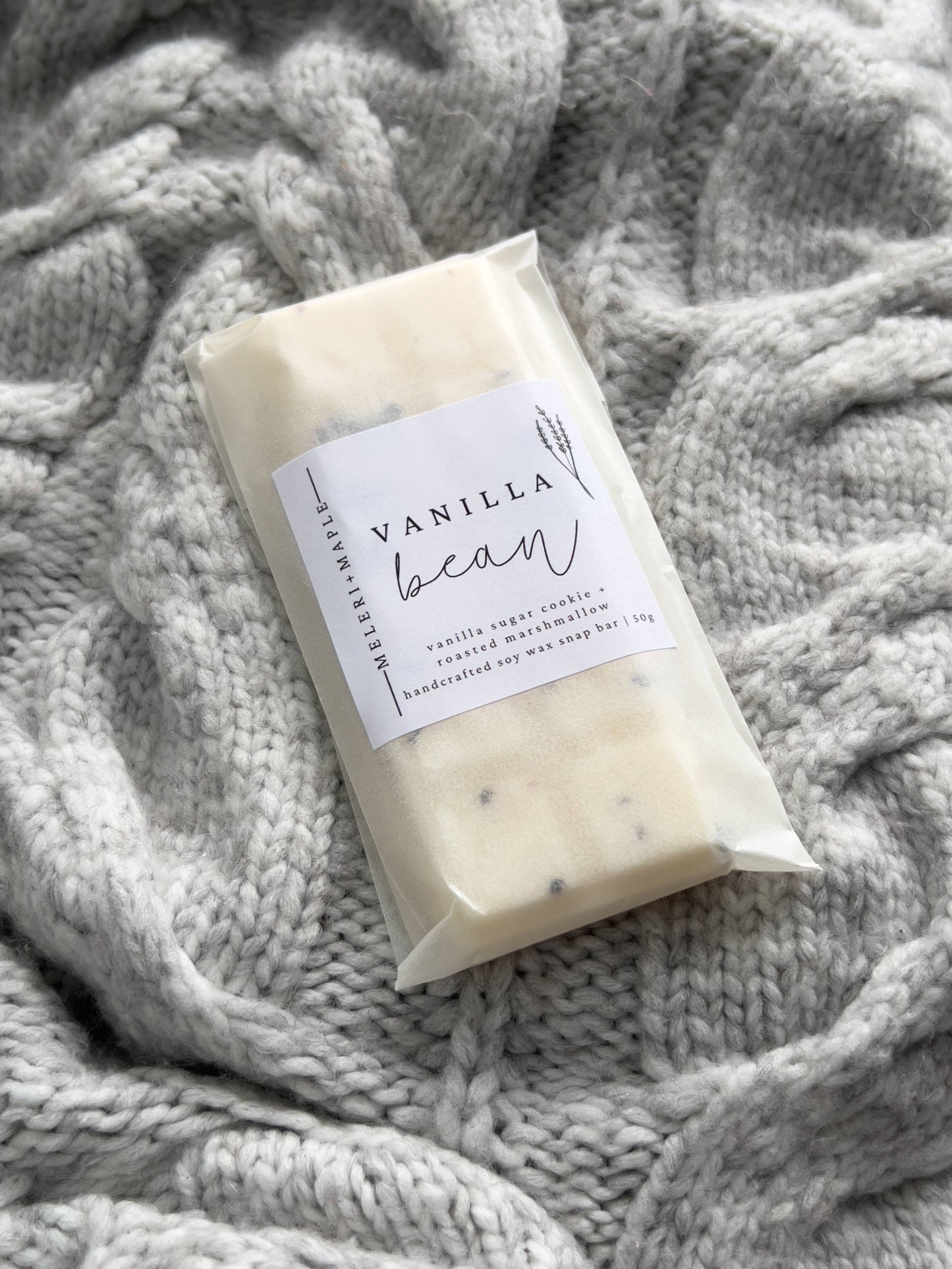 Vanilla Bean Snap Bar Wax Melt
