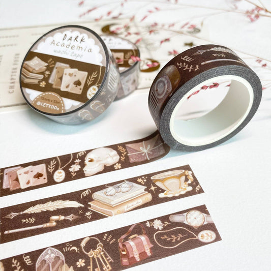 Washi Tape - Dark Academia - Tea & Fables