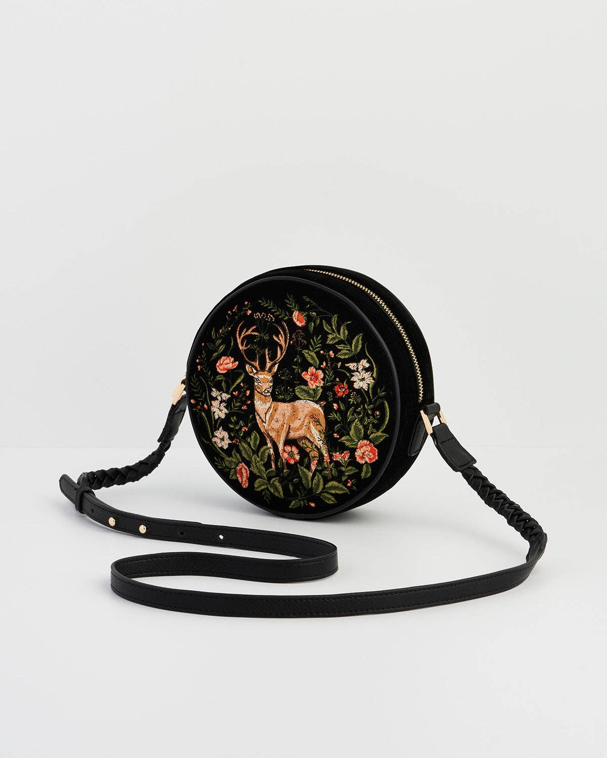 FABLE Aurora Fawn Black Circle Bag
