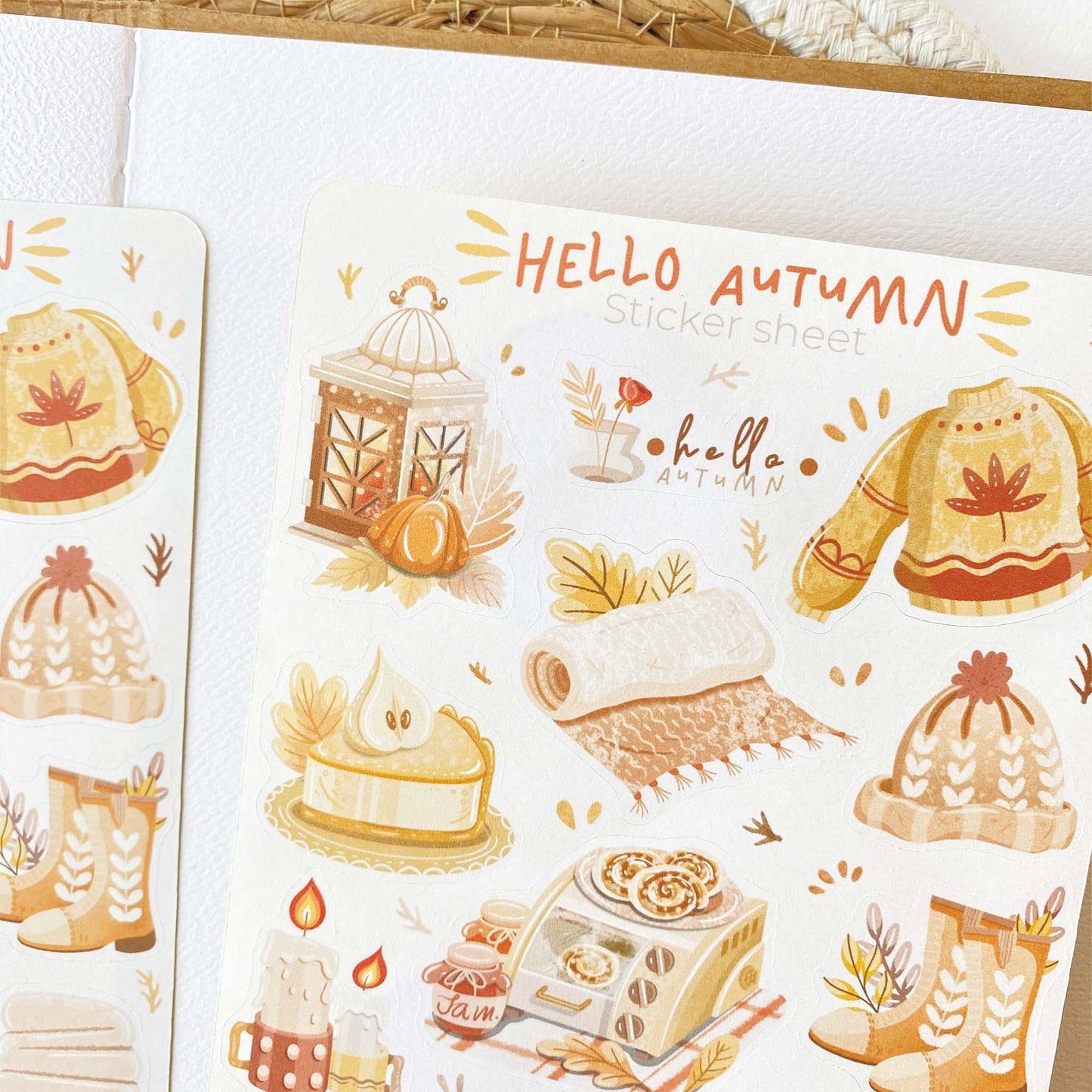 Sticker Sheet - Autumn in my Heart: Both Themes