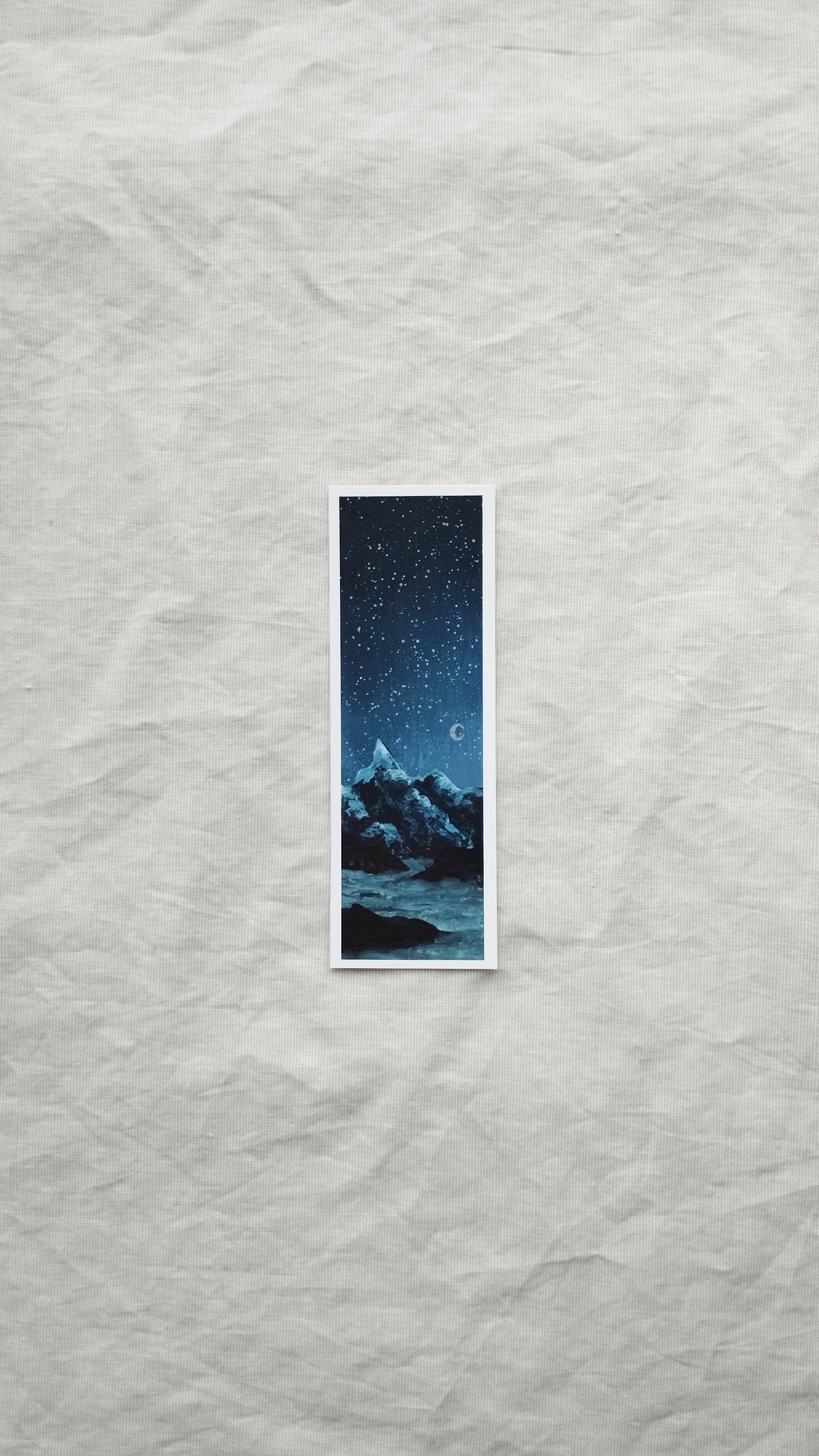 Starry Sky & Mountains Bookmark