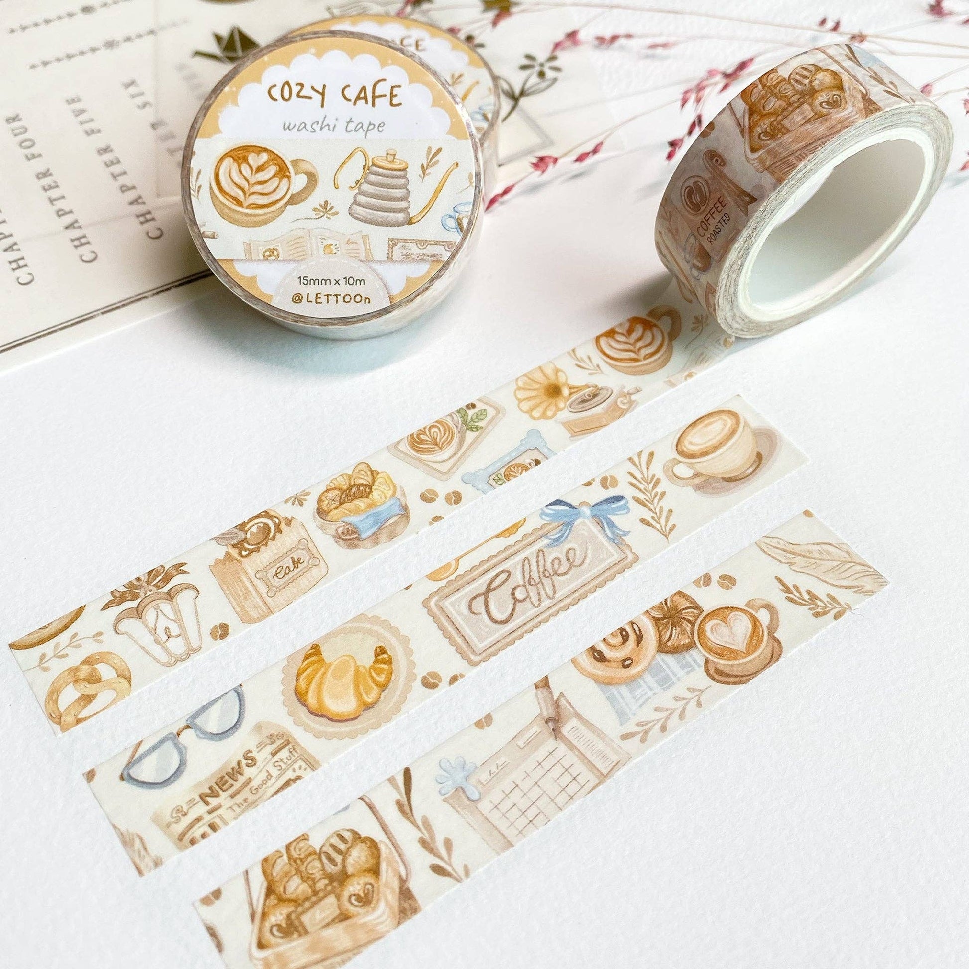 Washi Tape - Cozy Cafe - Tea & Fables