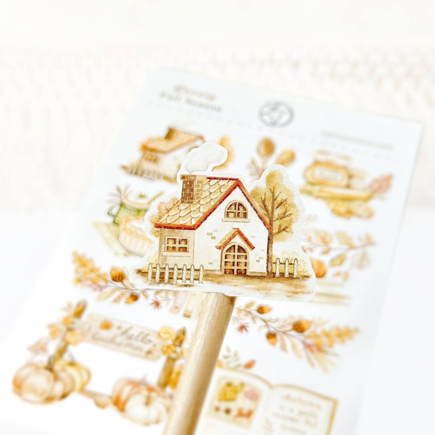 Sticker Sheet - Lovely Fall Season: Textured