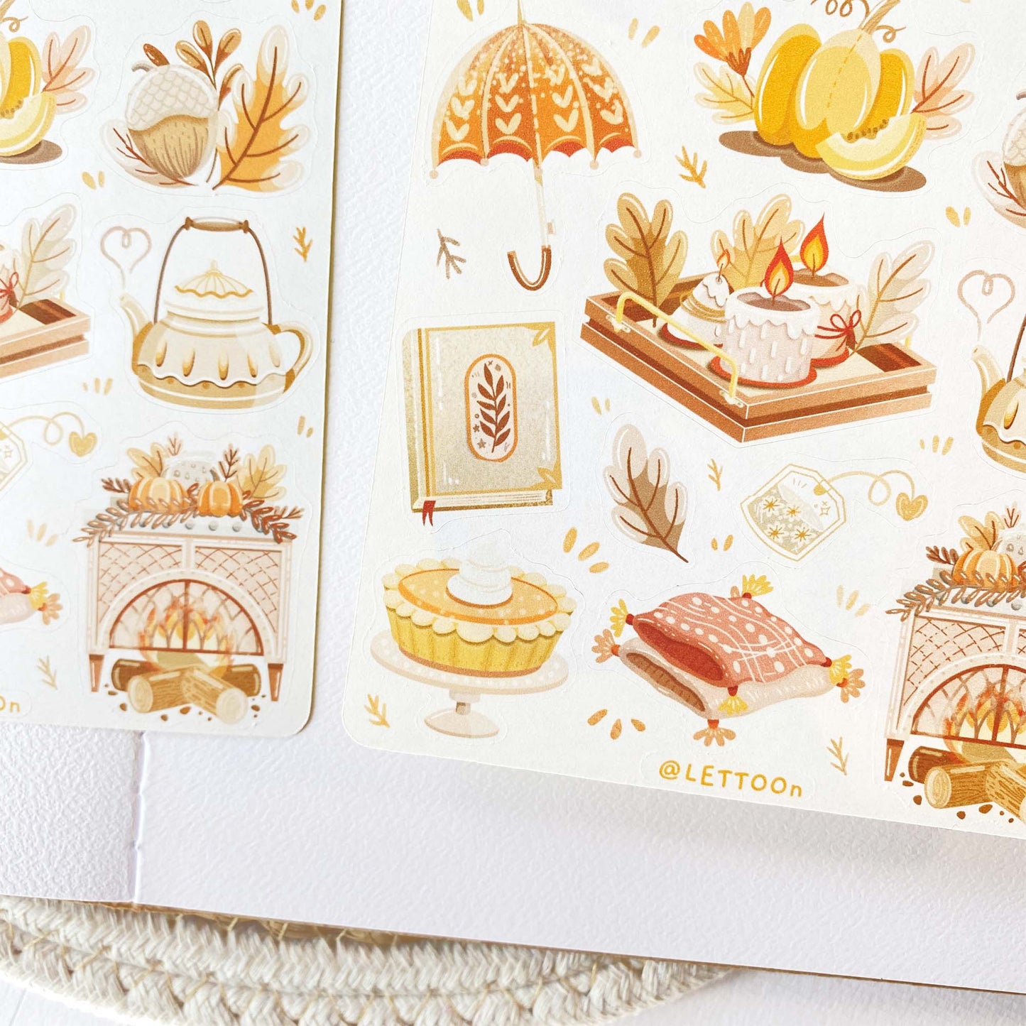 Sticker Sheet - Autumn in my Heart: Both Themes